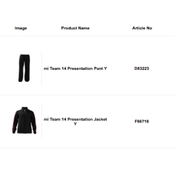 Greve Young - Tr&aelig;ningsdragt