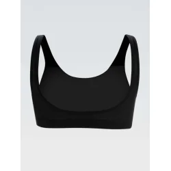 Bh - Sort Cotton/Spandex Scoop Back