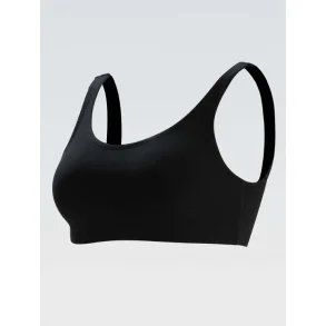 Bh - Sort Cotton/Spandex Scoop Back