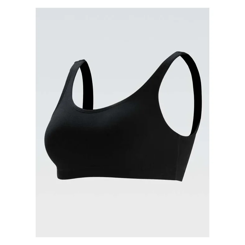 Bh - Sort Cotton/Spandex Scoop Back