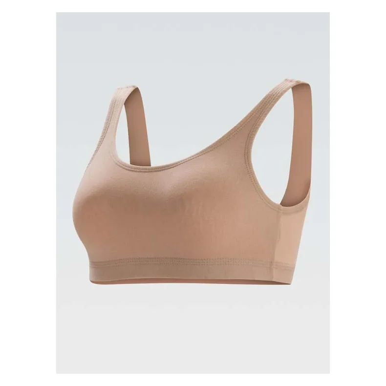 Bh - Hudfarvet Cotton/Spandex Scoop Back