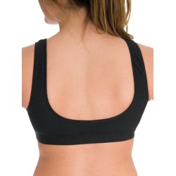 Bh - Sort Cotton/Spandex Scoop Back