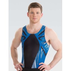 1884M - Men's Blue Rush Gymnastics Shirt 