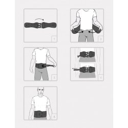 Rygstttebandage model AS-LK-02 