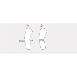 Knstrop AS-P/RZ Sort med sm pelotter One size 