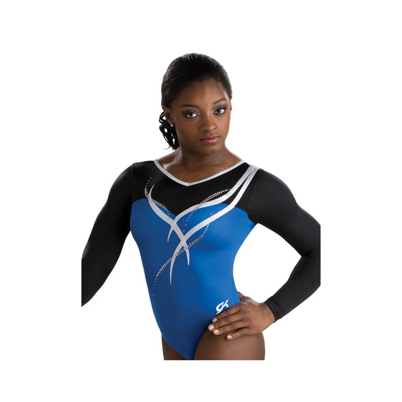 5841ST - lang�rmet GK gymnastikdragt