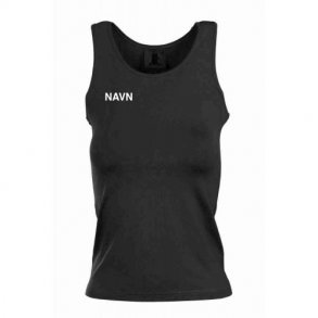 HGI - Tanktop, Sort med tilvalg af broderi