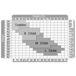 Stirrup Tight Sort m. Fod - Brn/Voksen