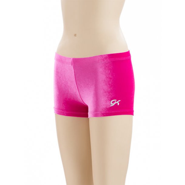 Velour Micro Mini Shorts Pink Adult Medium 12+