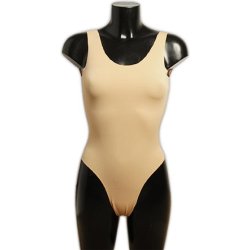 Underdragt - Hudfarvet Tyndt Nylon/Spandex