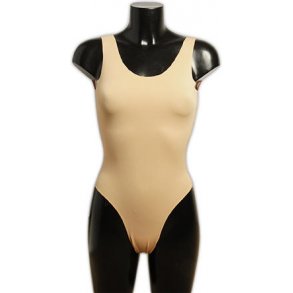 Underdragt - Hudfarvet Tyndt Nylon/Spandex
