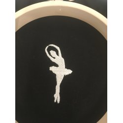 BalletSkole - Klub Jakke, sort m. BRODERI