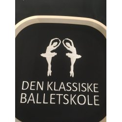 BalletSkole - Klub Jakke, sort m. BRODERI