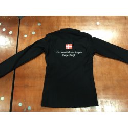 KgeBugt - Klub Jakke, sort m. TRYK