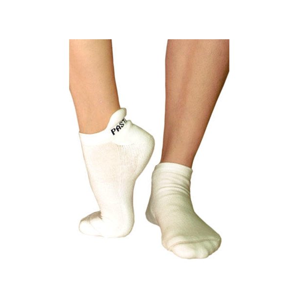 Hvid bomulds strmpe Pastorelli