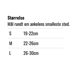 Aktiv ankelbandage m/fjedre 