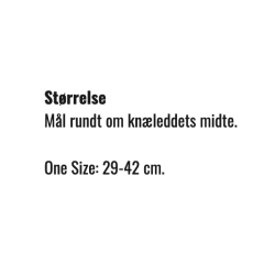 8851 - Knbandage - sort - one-size 