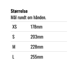 demhandsker m/ben fingertop 