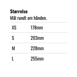 demhandsker m/lukket fingertop 